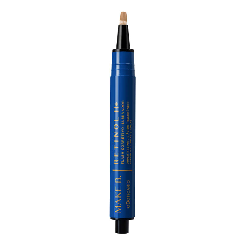 Corretivo Líquido Flash Iluminador Cor 20 Make.B Retinol H+ 2,5g | oBoticario (BR)