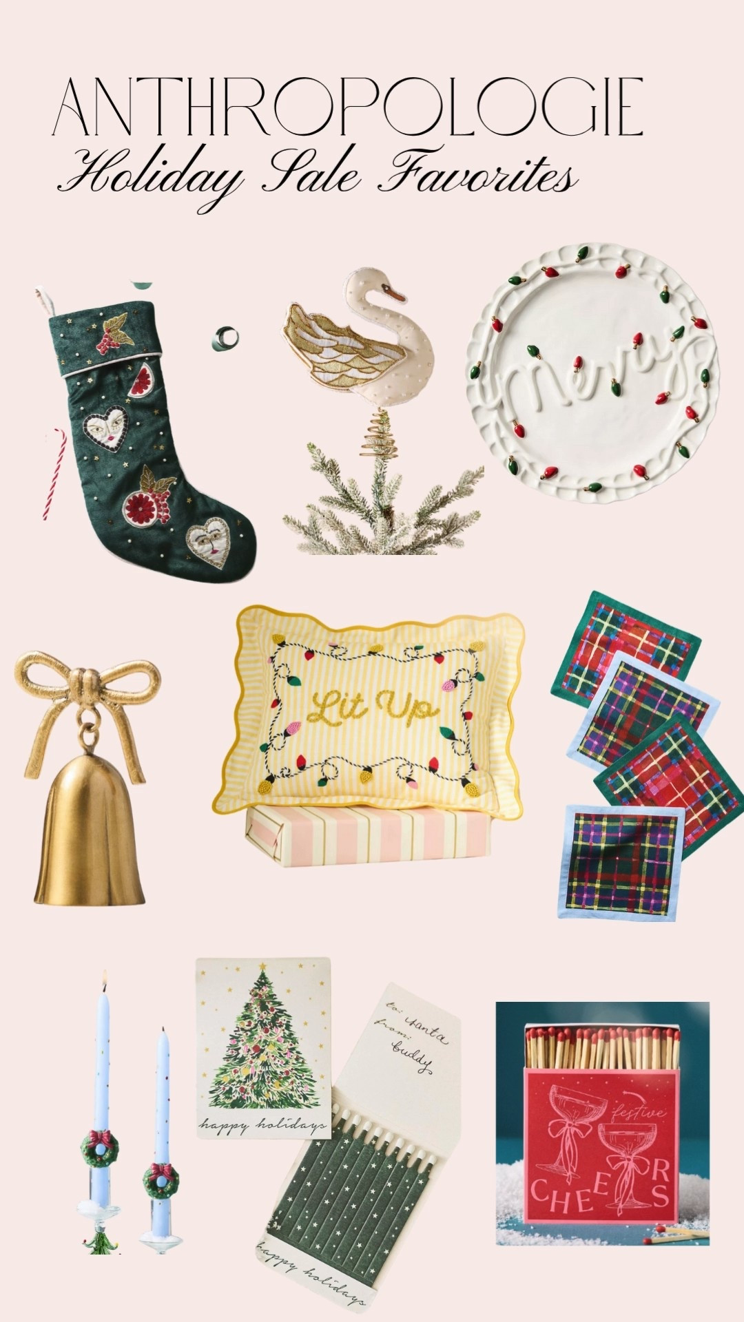 Anthropologie holiday decor is my favorite, up to 30% #ltksale right now!  #holidayhosting #holidaydecor #christmas #anthropologiesale

#LTKHome #LTKHoliday