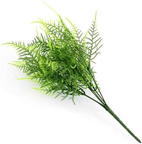 Artificial Asparagus Fern, Simulation Green Plant Flower Arrangement, Plastic Flower Bushes Grass,fo | Amazon (US)
