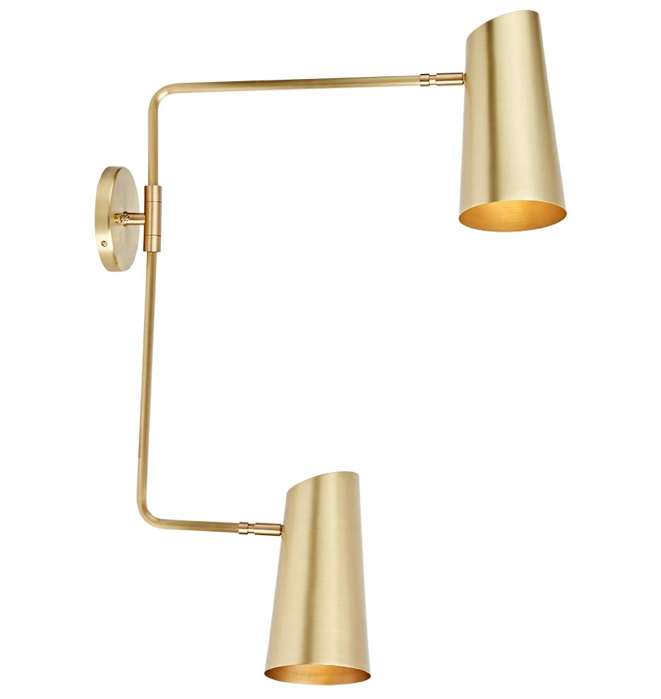 Cypress Double Swing Arm Sconce | Rejuvenation
