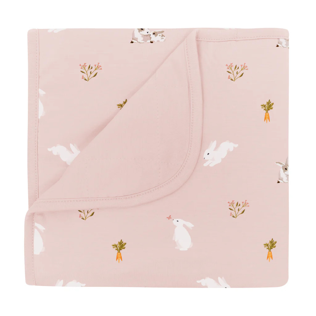 Baby Blanket in Blush Rabbit 1.0 | Kyte Baby