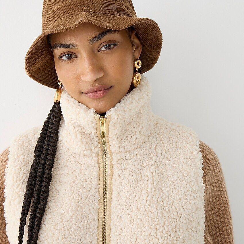 Teddy sherpa vest | J.Crew US