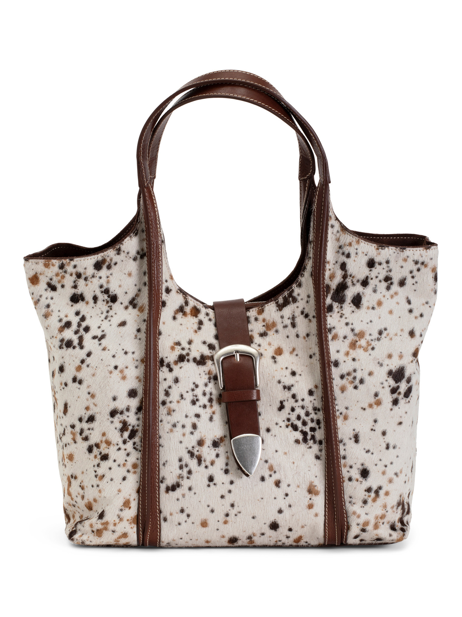 Made In Italy Leather Small Cow Hobo Bag | TJ Maxx