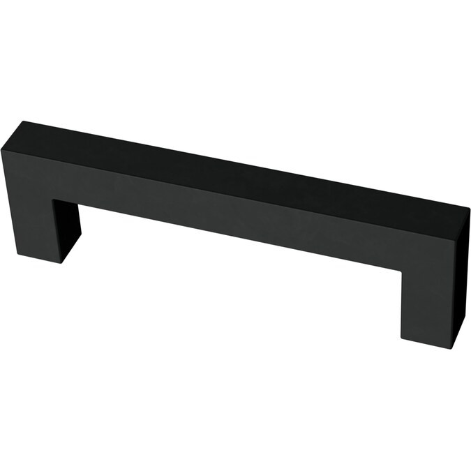 Brainerd Square 3-3/4-in Center to Center Matte Black Rectangular Handle Drawer Pulls Lowes.com | Lowe's