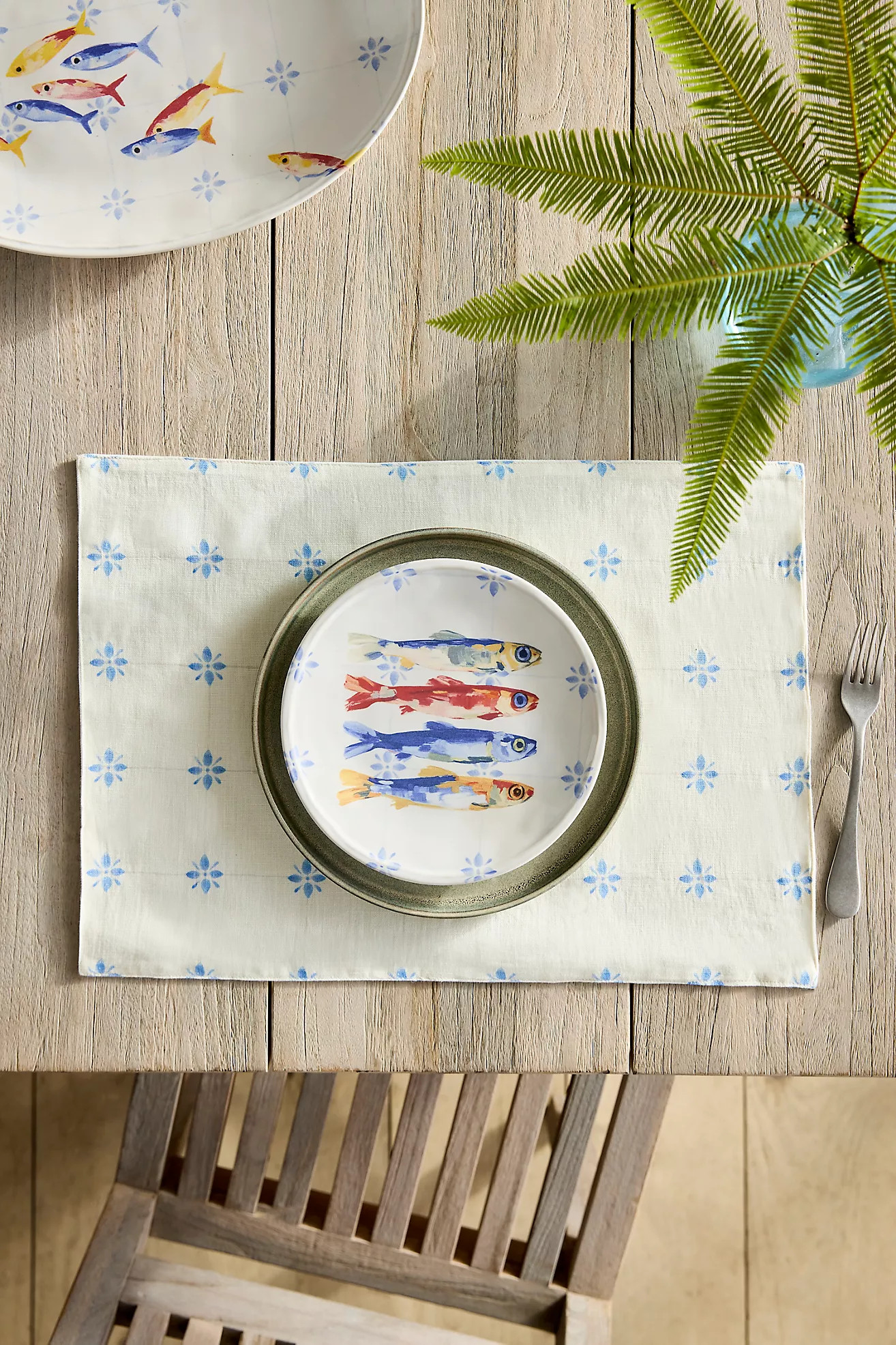 Tilework Linen Placemat