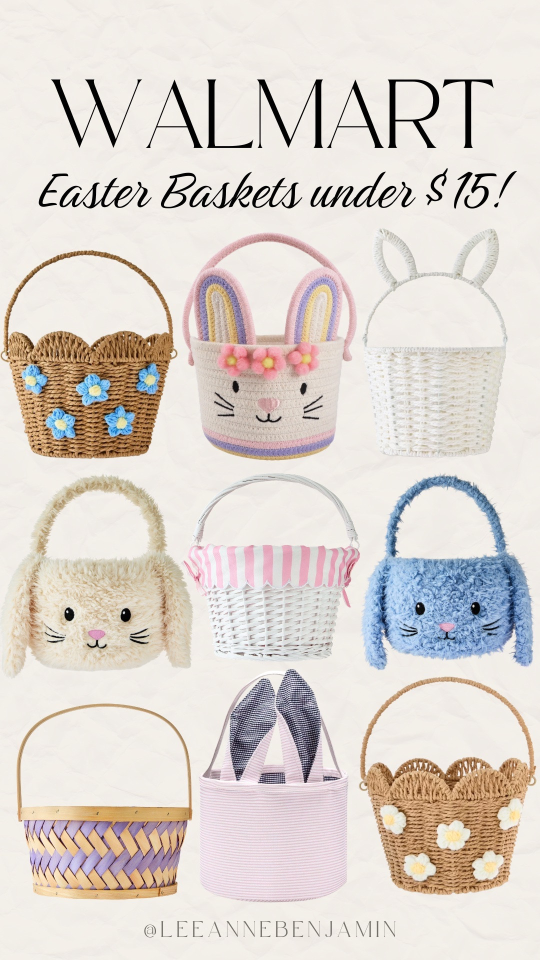 Under $15 Easter baskets from Walmart! 

#LTKSeasonal #LTKkids #LTKfamily