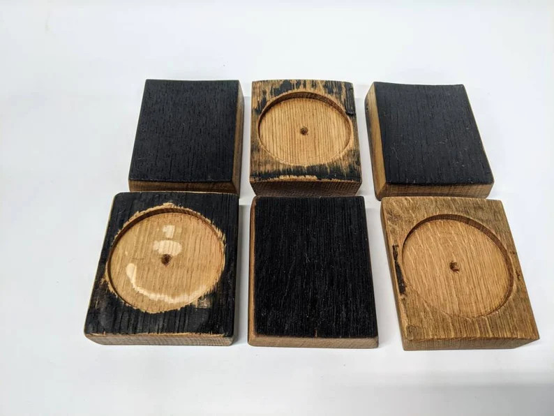 Bourbon Barrel Coaster Set - Etsy | Etsy (US)