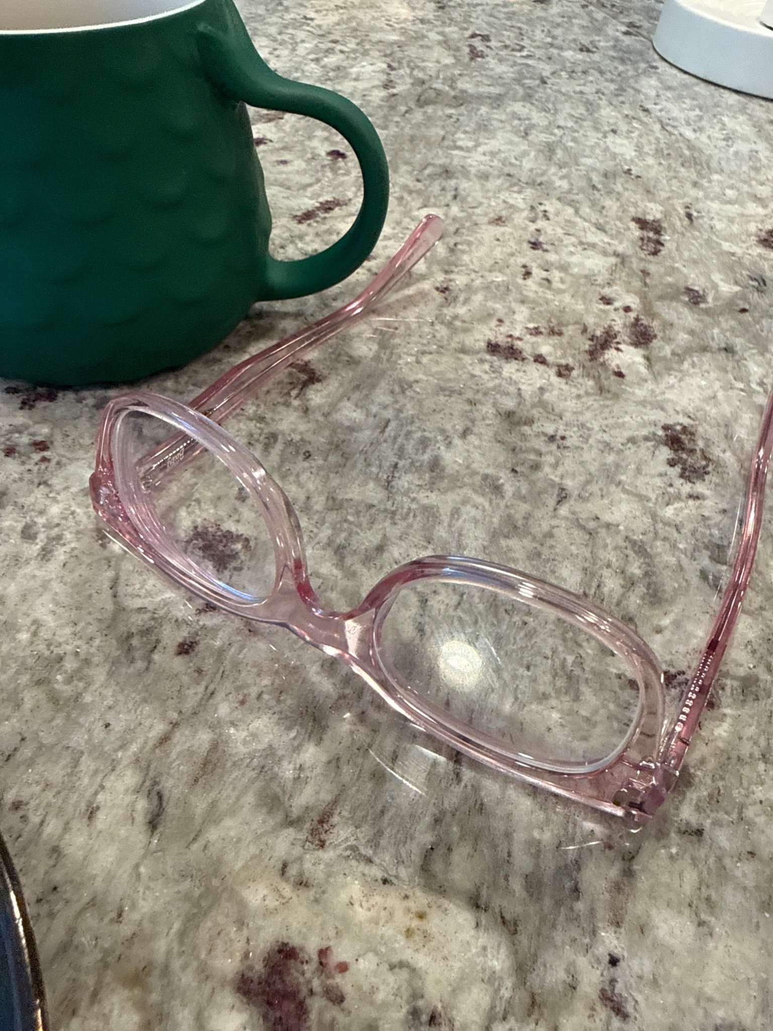 Needs glasses!