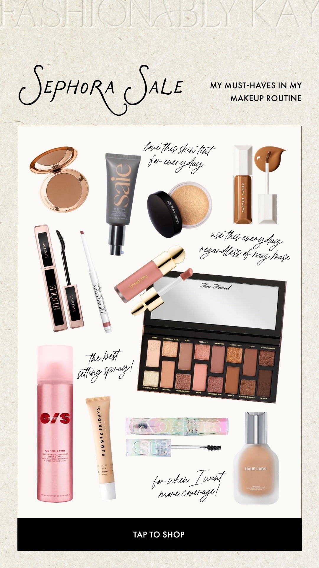 Last day of the Sephora Sale!!! 🤍🤍 my must haves for makeup! 

#LTKootd #LTKgrwm #LTKmomlife