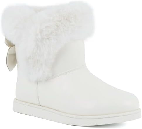 Juicy Couture Women's Slip On Winter Snow Boots Warm & Insulated Fur Lining Comfortable Fashion B... | Amazon (US)