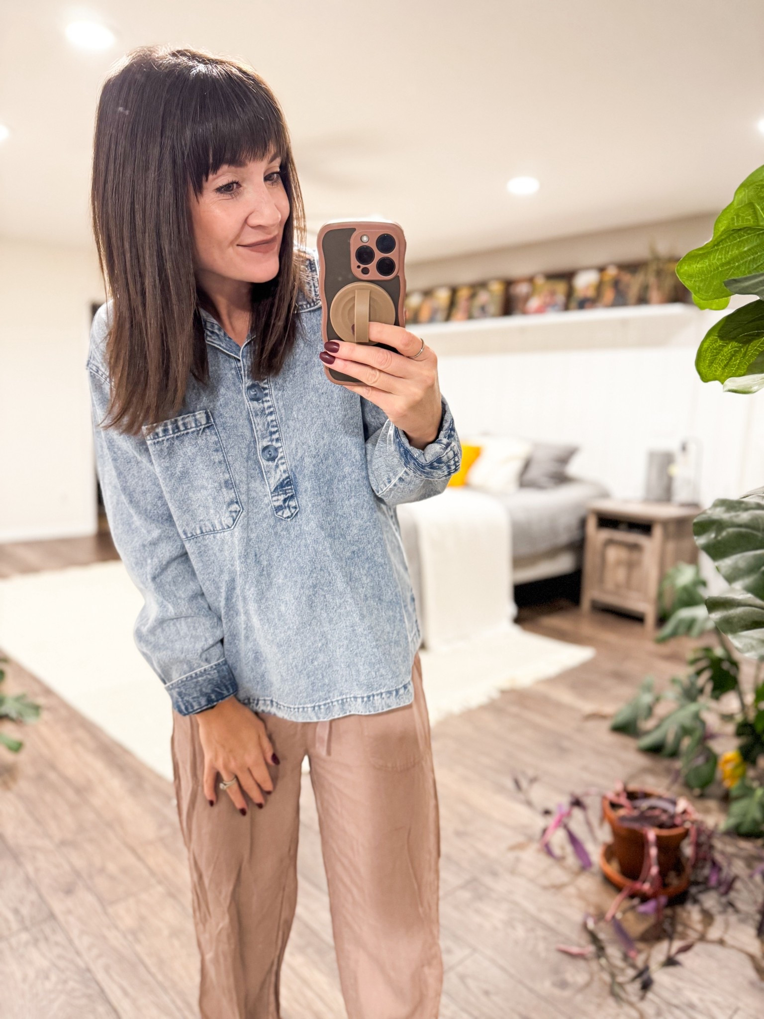 I think this is a favorite outfit of mine from Walmart! It’s cozy and casual perfect for a work fit! I’ll match a close pair to my pants. 

Shirt: small 
Pants: small 

#LTKStyleTip #LTKU #LTKFindsUnder100