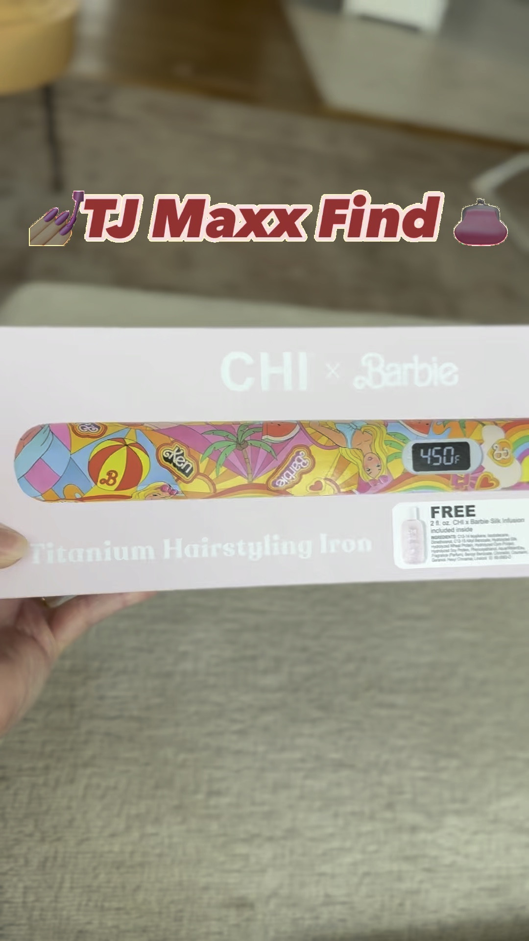 The CUTEST straightener ever 💅🏻💖
I love Barbie and when I spotted this at TJ Maxx I had to grab it!



#LTKVideo #LTKBeauty #LTKMidsize