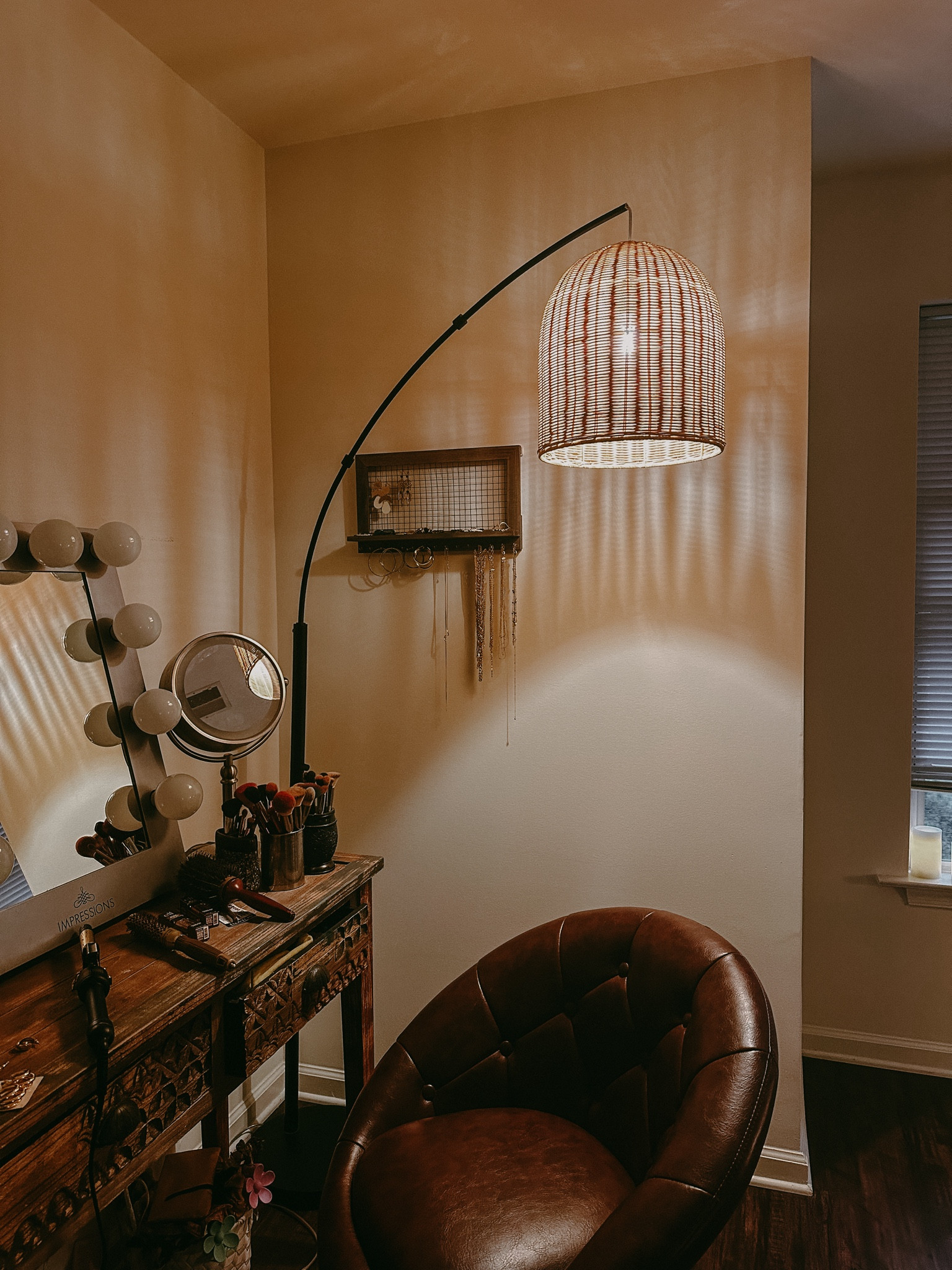 Vanity and tall standing lamp. This lamp is our fav part of our bedroom! Target circle this week!

#LTKSaleAlert #LTKHome #LTKFindsUnder100