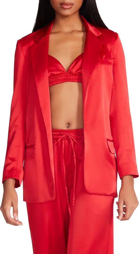 BB Dakota Smooth Talk Satin Blazer | Nordstrom