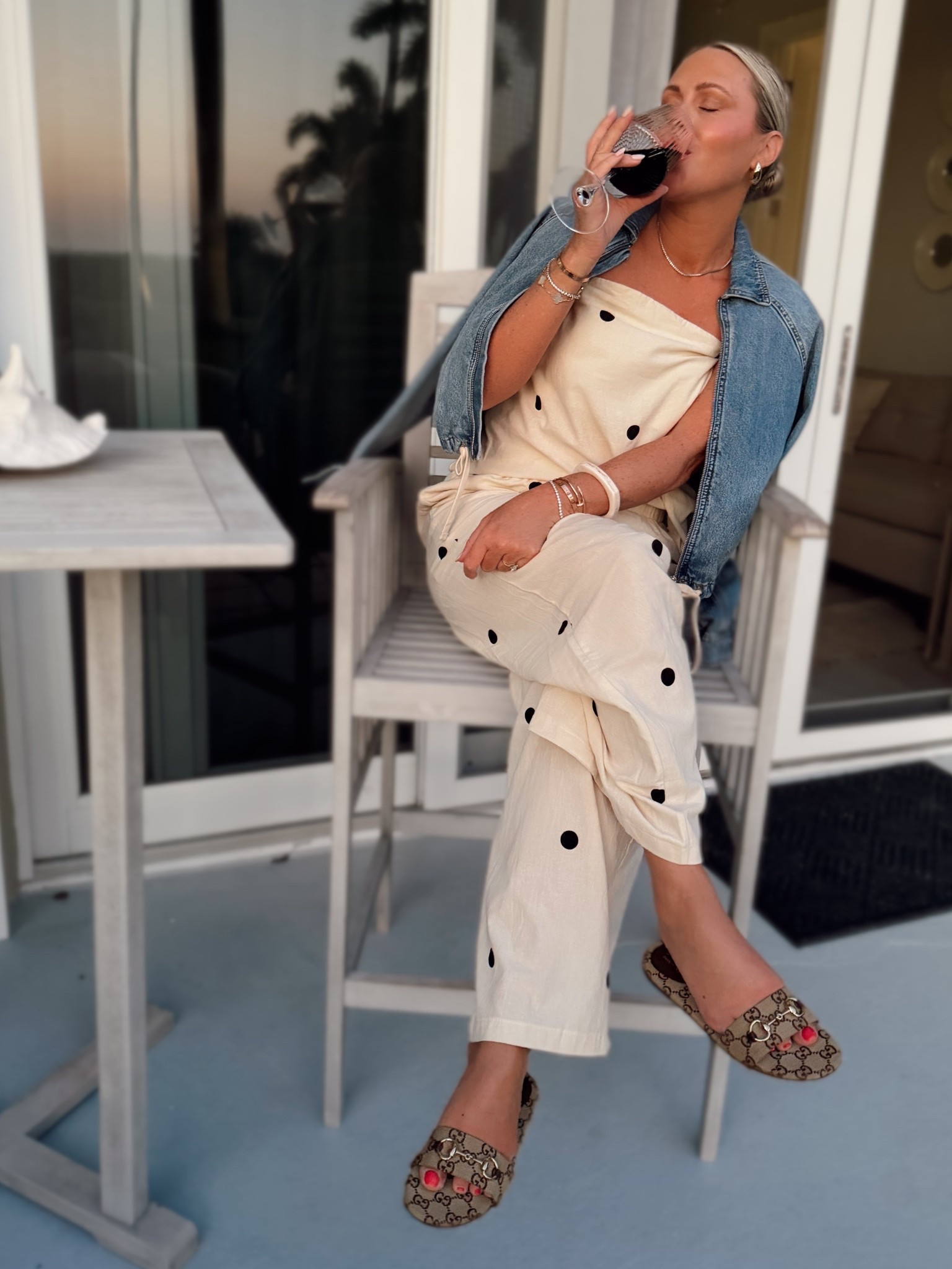 This set is adorable and comes in plain & stripe options and is high waist- has the cutest back and couldn’t be more comfy! So many compliments on it! 🤍on sale today too! ✨✨✨
TTS

Polk a dot. Set. Spring style. Spring outfits. 

#LTKSeasonal #LTKootd #LTKSaleAlert