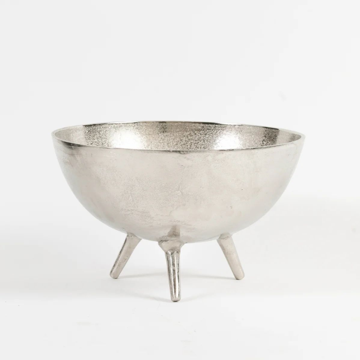 Antique Nickel Footed Bowl | Stoffer Home
