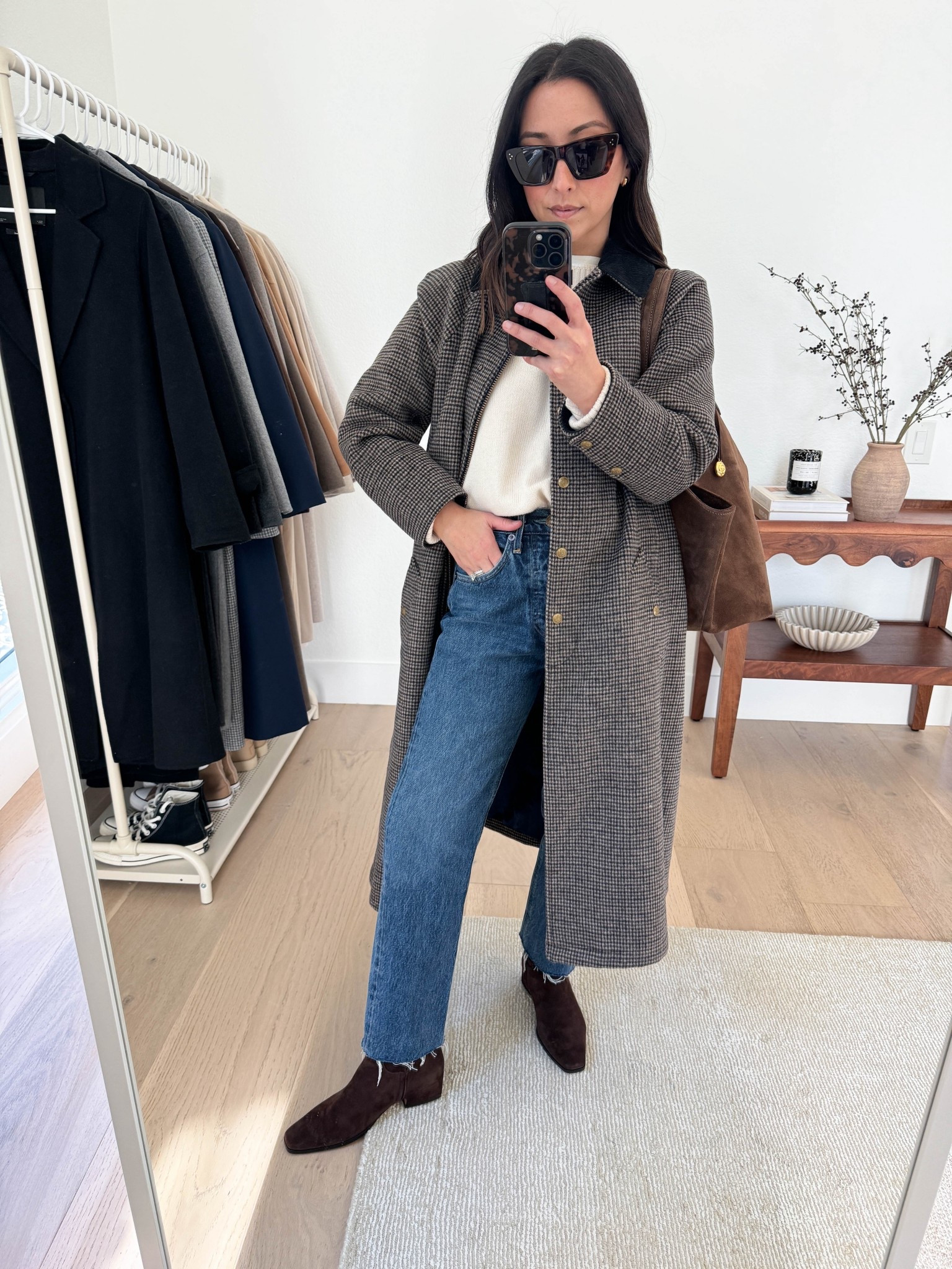 2025 bestseller: Steve Madden Dusty boot. 

J.crew barn coat petite xs
Everlane cotton sweater xs
AGOLDE loose straight jeans jeans 25, cut hems
Steve Madden Dusty boots 6
Liffner bag 
Celine sunglasses 

Petite style, winter outfits, winter style 


#LTKSaleAlert #LTKSeasonal #LTKPetite