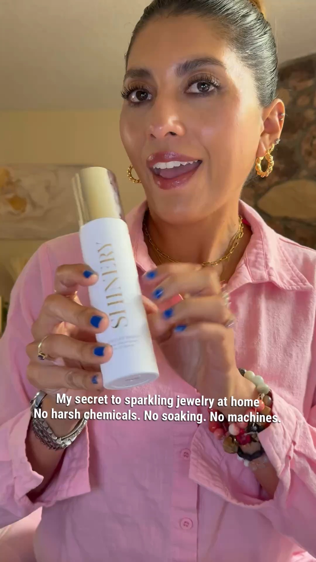 #ad My favorite way to keep my jewelry sparkling ✨💍 The Shinery Jewelry Wash is officially a daily must-have. No harsh chemicals, no soaking, no machines — just clean, radiant jewelry every time I wash my hands. It restores shine in seconds and keeps my pieces looking brand new ✨ #LTKFinds

Shinery jewelry wash, jewelry cleaner, jewelry care, sparkling jewelry, gold jewelry care, diamond ring cleaner, jewelry cleaning routine, luxury beauty finds, everyday jewelry essentials, gentle jewelry cleaner, jewelry shine, ring cleaner, jewelry hacks, beauty essentials, luxury lifestyle, clean jewelry at home, fine jewelry care, jewelry wash soap, jewelry maintenance, shiny jewelry, bridal jewelry care, engagement ring cleaner, fashion jewelry care, beauty routine essentials

#LTKBeauty #LTKWedding #LTKdayinmylife #LTKmomlife
