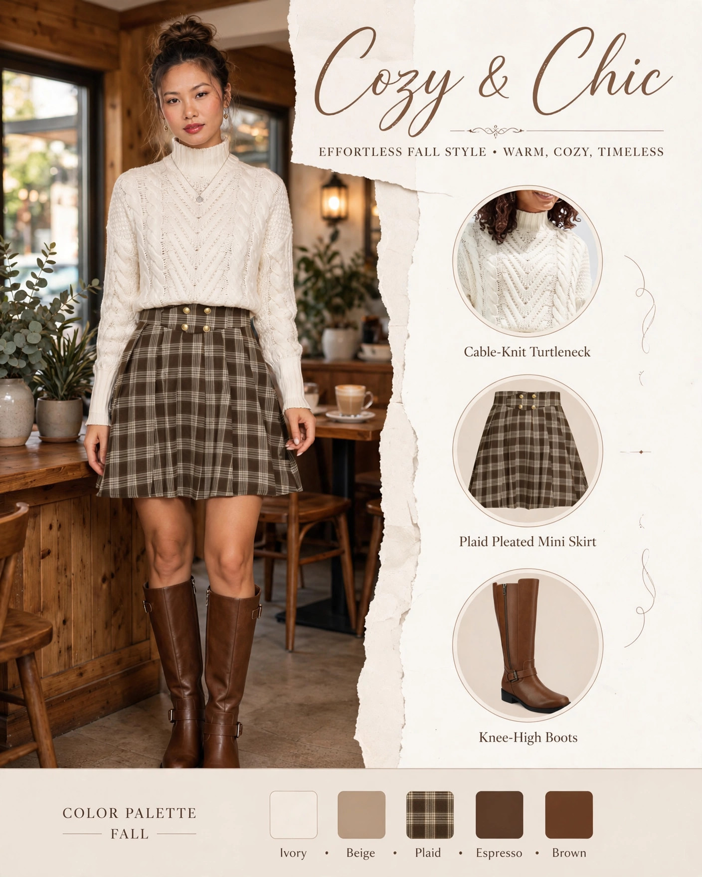 Cable Knit & Plaid Mini — Shop my look below! #StyledBySarah #FallFashion #LTKFinds
Affiliate links — I earn from qualifying purchases 

 