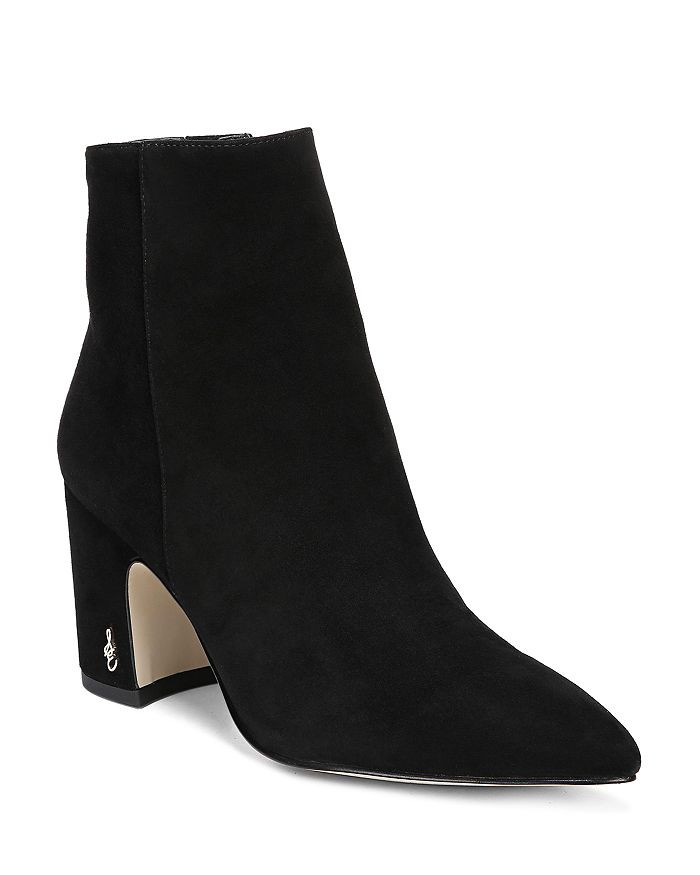 Women's Hilty Pointed Toe Block High-Heel Ankle Booties | Bloomingdale's (US)