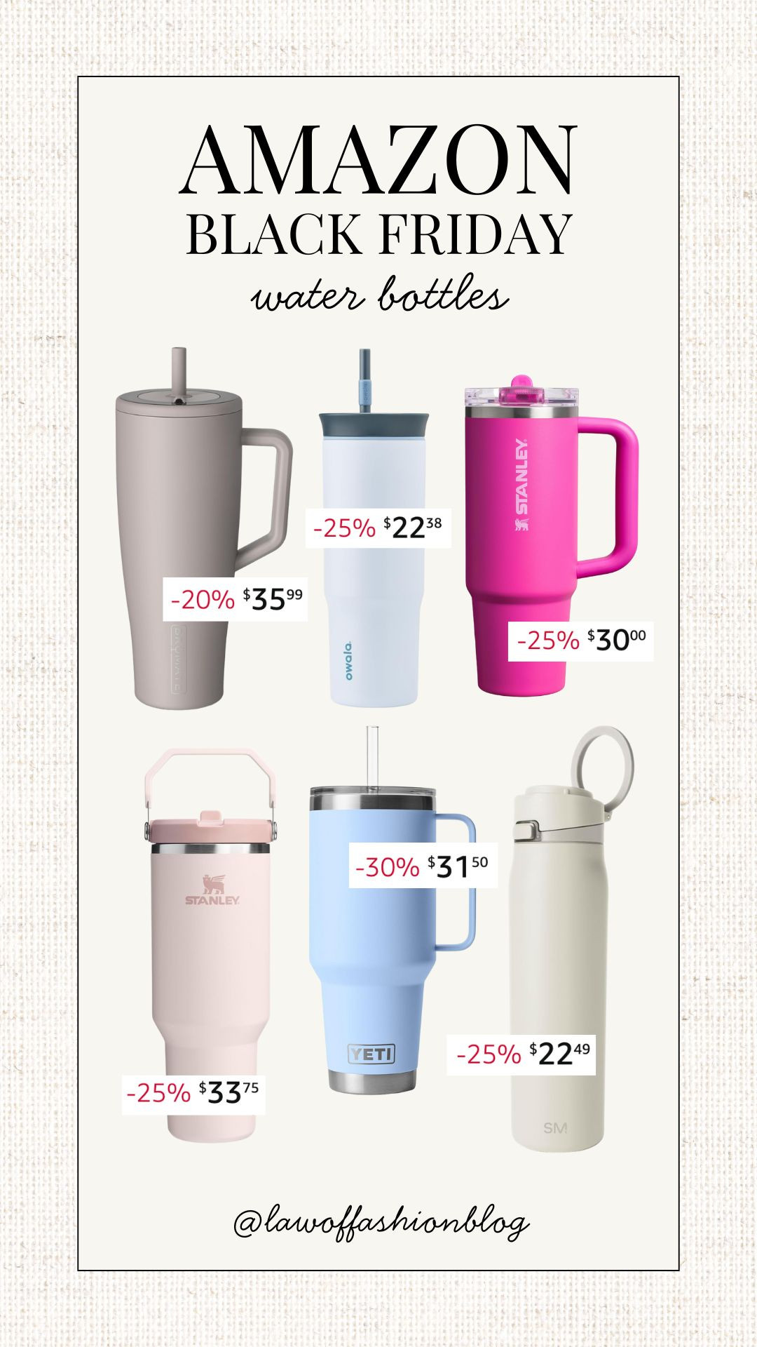 Amazon Black Friday deals on water bottles 💦 Owala, BruMate, Simple Modern, Yeti, Stanley, gift ideas for her, Christmas gifting, holiday gifts, sale alert 

 #LTKCyberWeek #LTKHoliday #LTKFindsUnder50