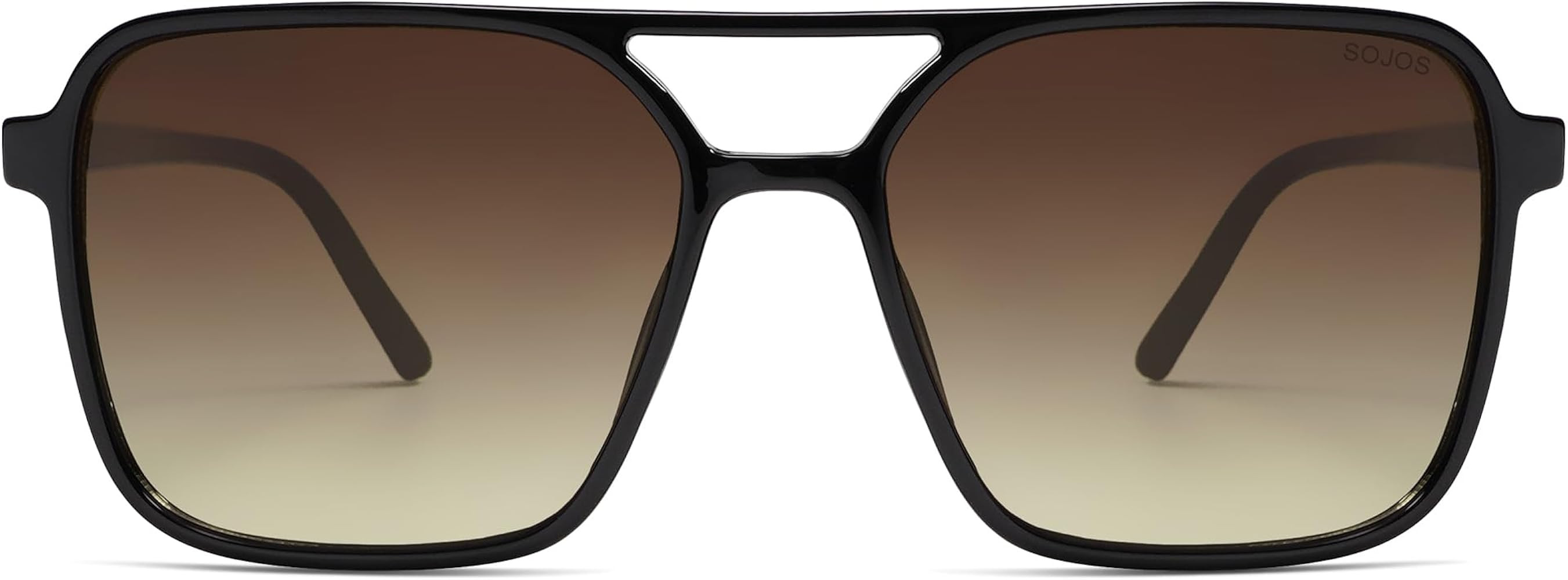 SOJOS Trendy Aviator Retro Square Sunglasses For Womens Mens UV400 Women Cute Sun Glasses SJ2327 | Amazon (US)