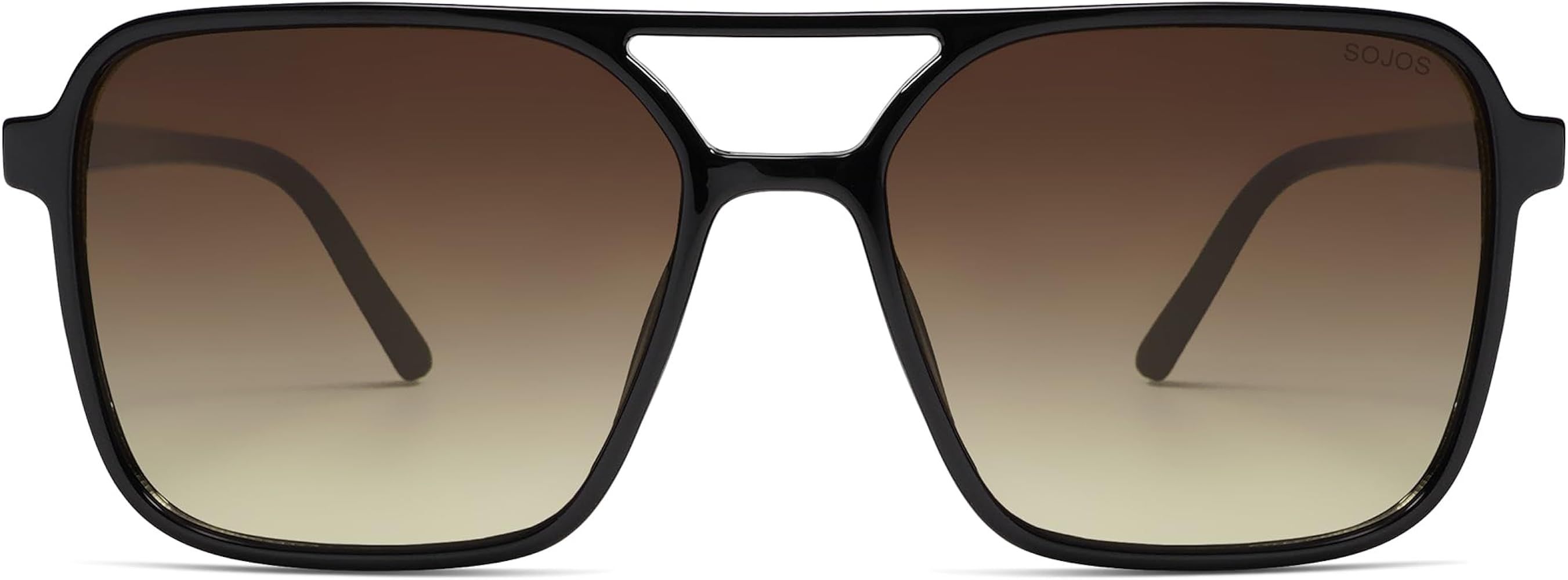 SOJOS Trendy Aviator Retro Square Sunglasses For Womens Mens UV400 Women Cute Sun Glasses SJ2327 | Amazon (US)