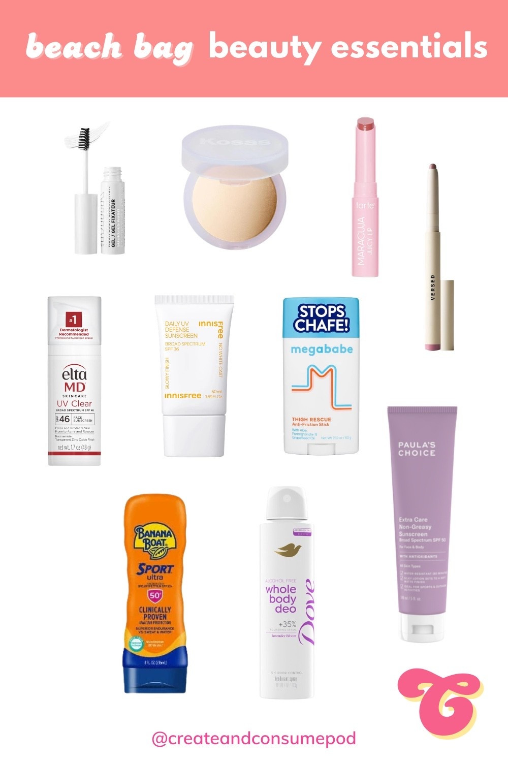Here are some of my top beach bag beauty essentials for what I’d bring with me to the beach. From the obvious (sunscreen) to the touch up products like a lip liner and setting powder to even a full body deodorant spray in case you’re going straight to dinner I’ve got you covered.

#LTKBeauty