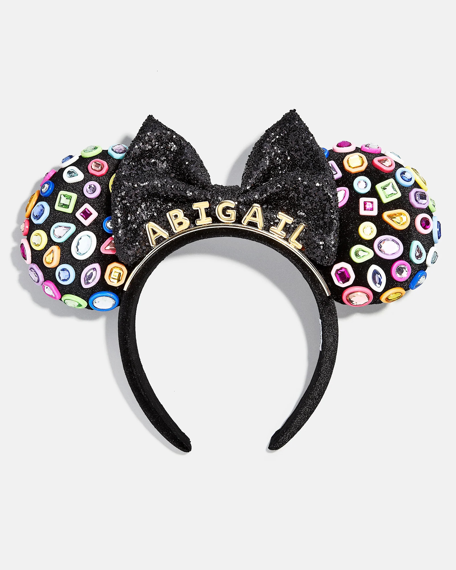 Disney Minnie Mouse Bedazzled Custom Ears Headband - Custom Bedazzled Minnie Mouse Ears | BaubleBar