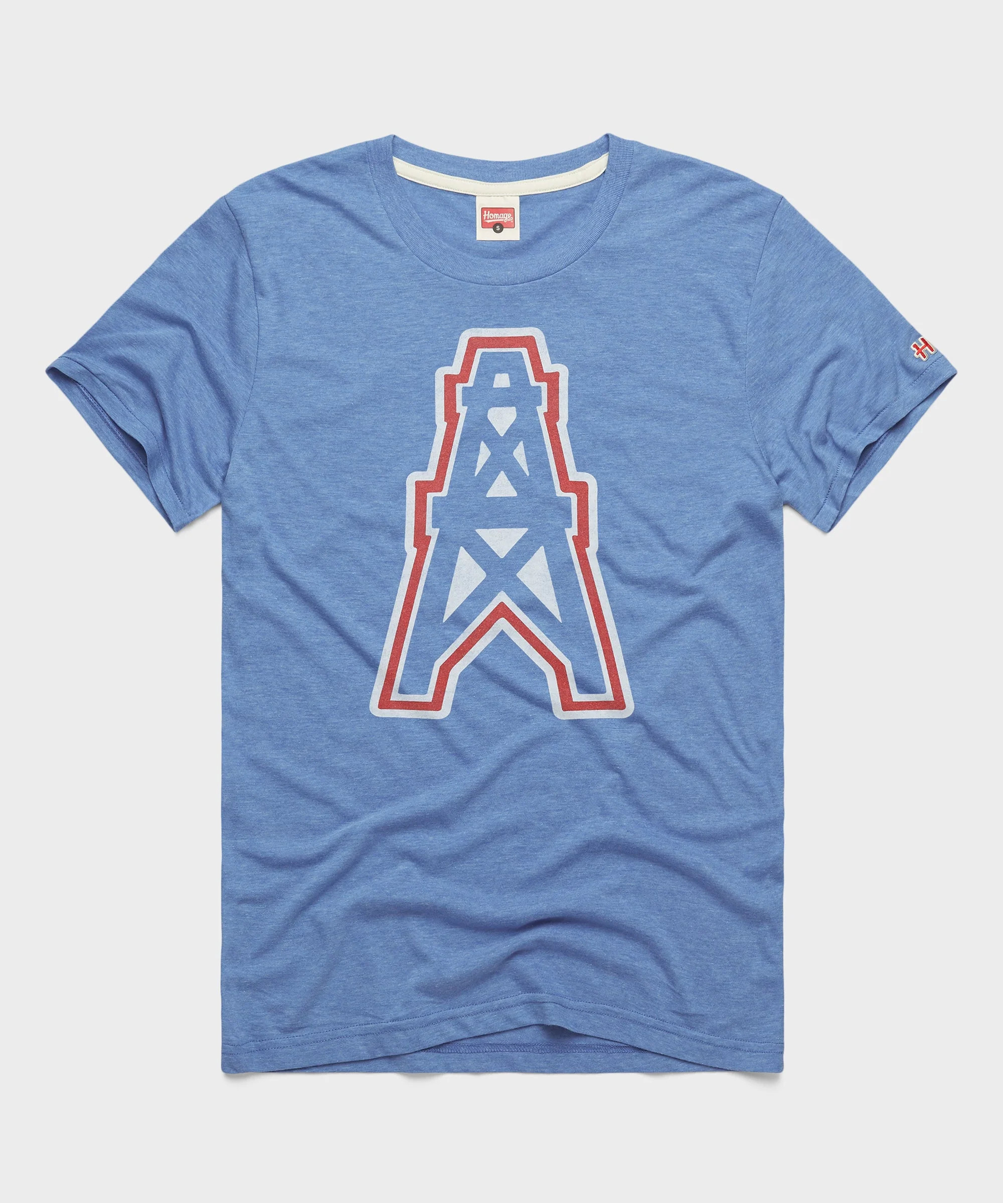 Oilers Football '80 T-Shirt | Vintage-Inspired NFL Logos Gear | Homage