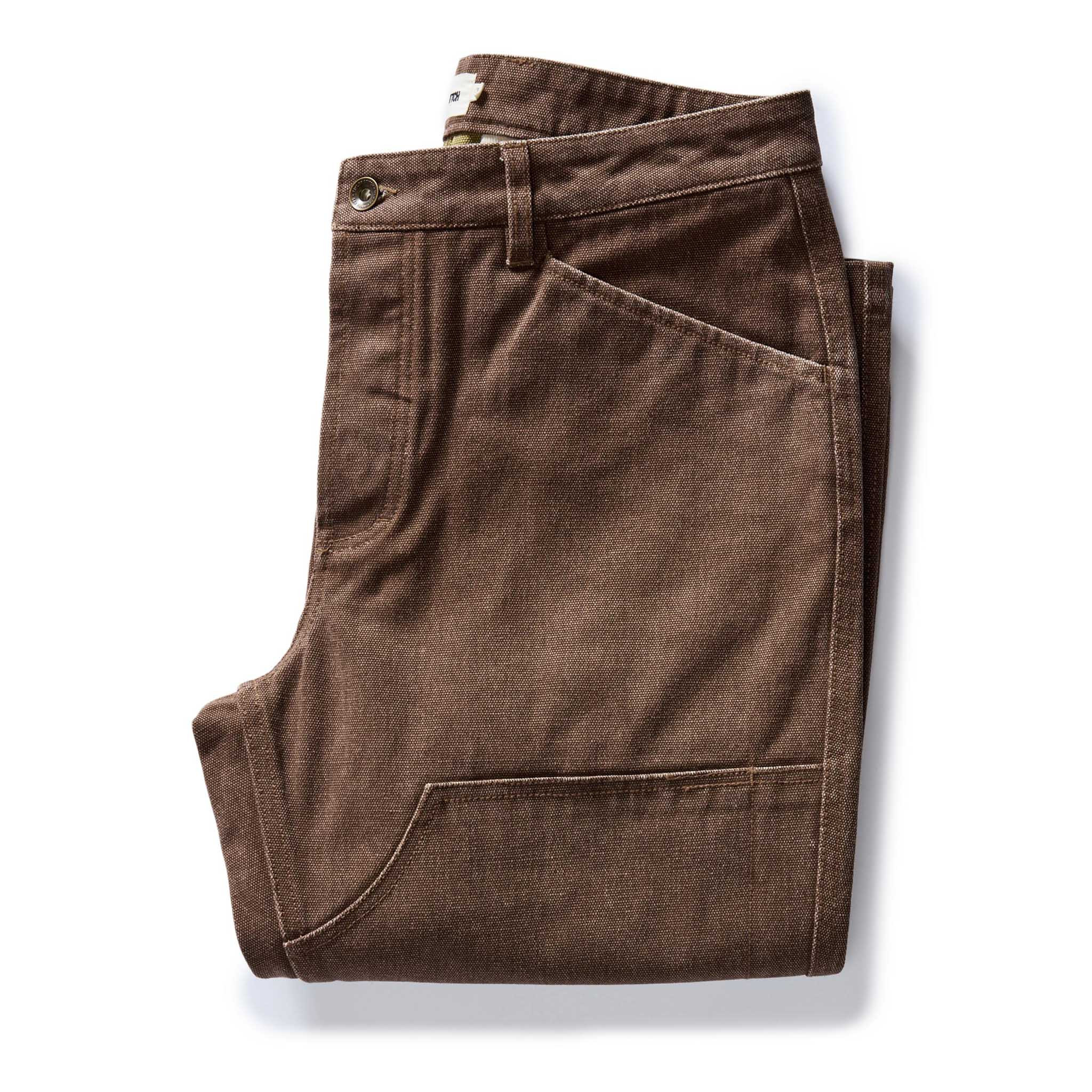 The Chore Pant in Aged Penny Chipped Canvas | Taylor Stitch