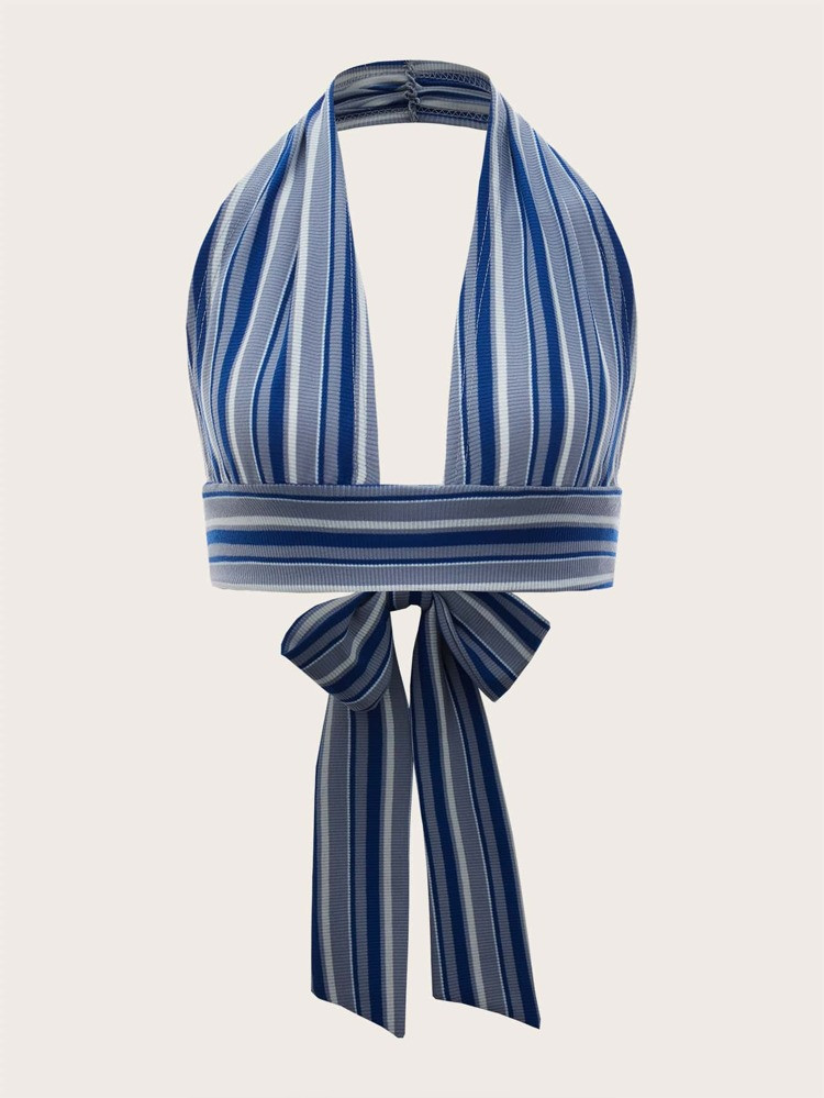 SHEIN Crop Trägertop mit Streifen, Band hinten
       
              
              5.49€ Inkl... | SHEIN