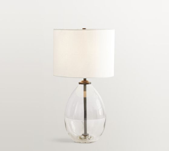Bennett Recycled Glass Table Lamp (22"-33") | Pottery Barn (US)