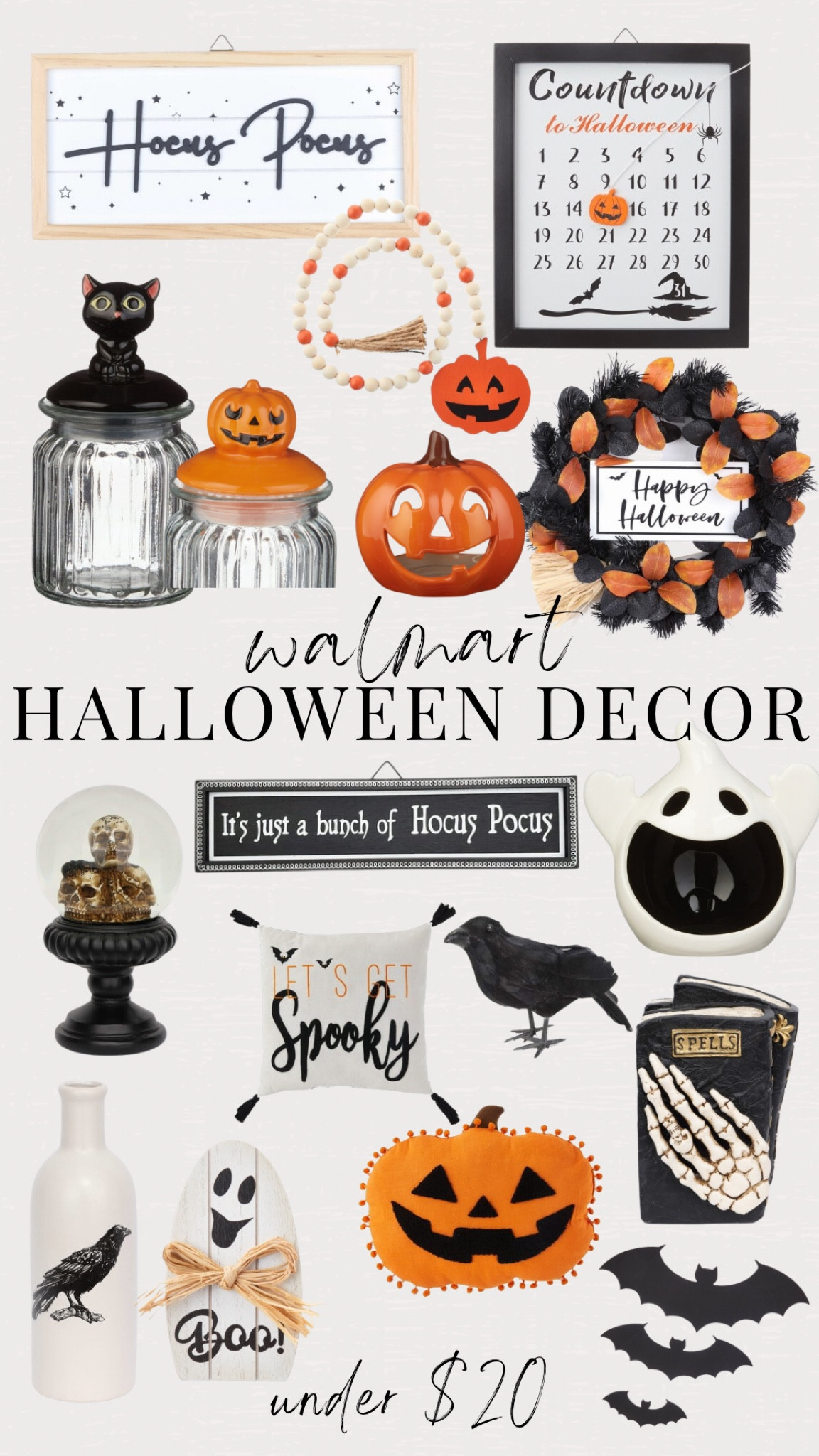 Walmart halloween finds
Cheap Halloween decor
Hocus pocus sign
Spooky halloween decor

#LTKSeasonal #LTKunder50 #LTKhome