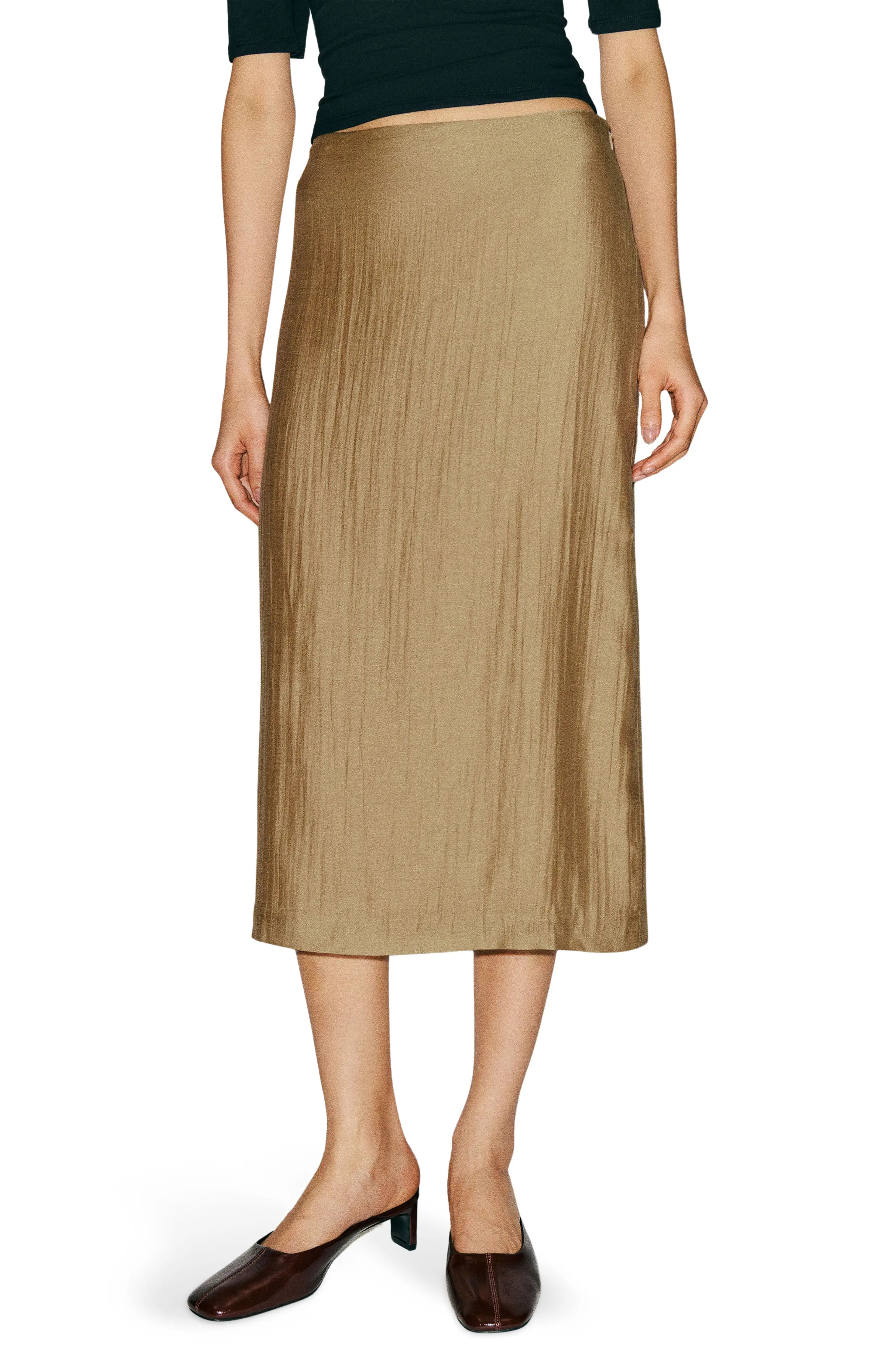 Helen Low Waist Midi Skirt (Women) | Nordstrom | Nordstrom