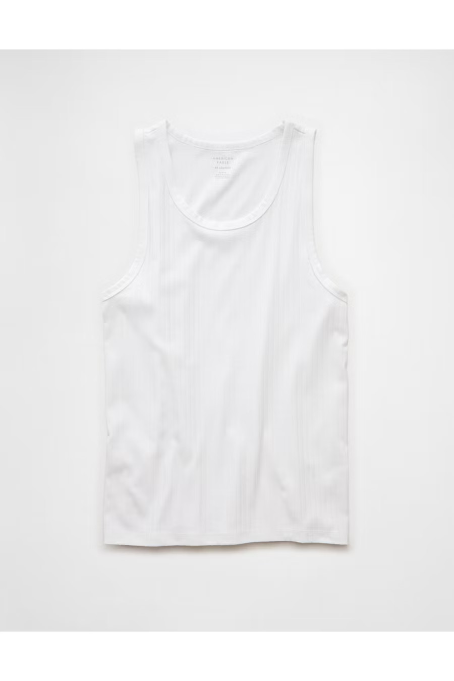 AE Crew Neck Tank Top Men's White XL | American Eagle Outfitters (US & CA)