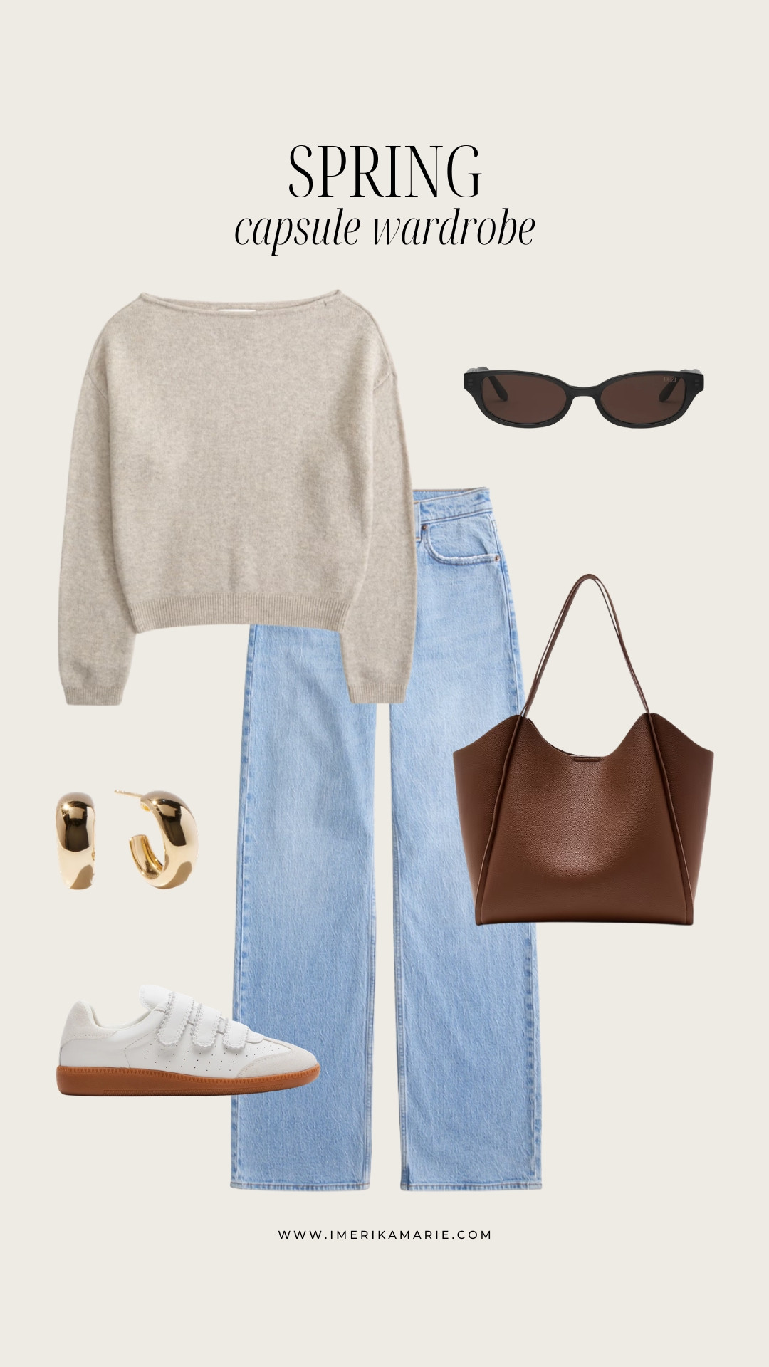 Spring Capsule Wardrobe Outfit

Simple, versatile pieces you can mix and match all season — lightweight sweater, jeans, and white sneakers. Easy staples that work for everything from running errands to coffee dates. 

 

#LTKootd #LTKSeasonal