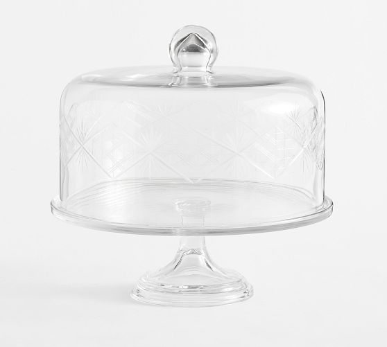 Antique Cut Glass Cake Dome & Stand | Pottery Barn (US)