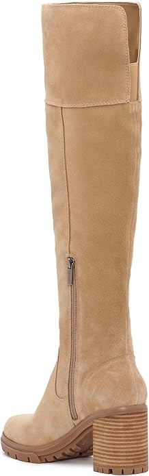 Vince Camuto Womens Dasemma 2 Round-Toe Heel Thigh-High Boots | Amazon (US)