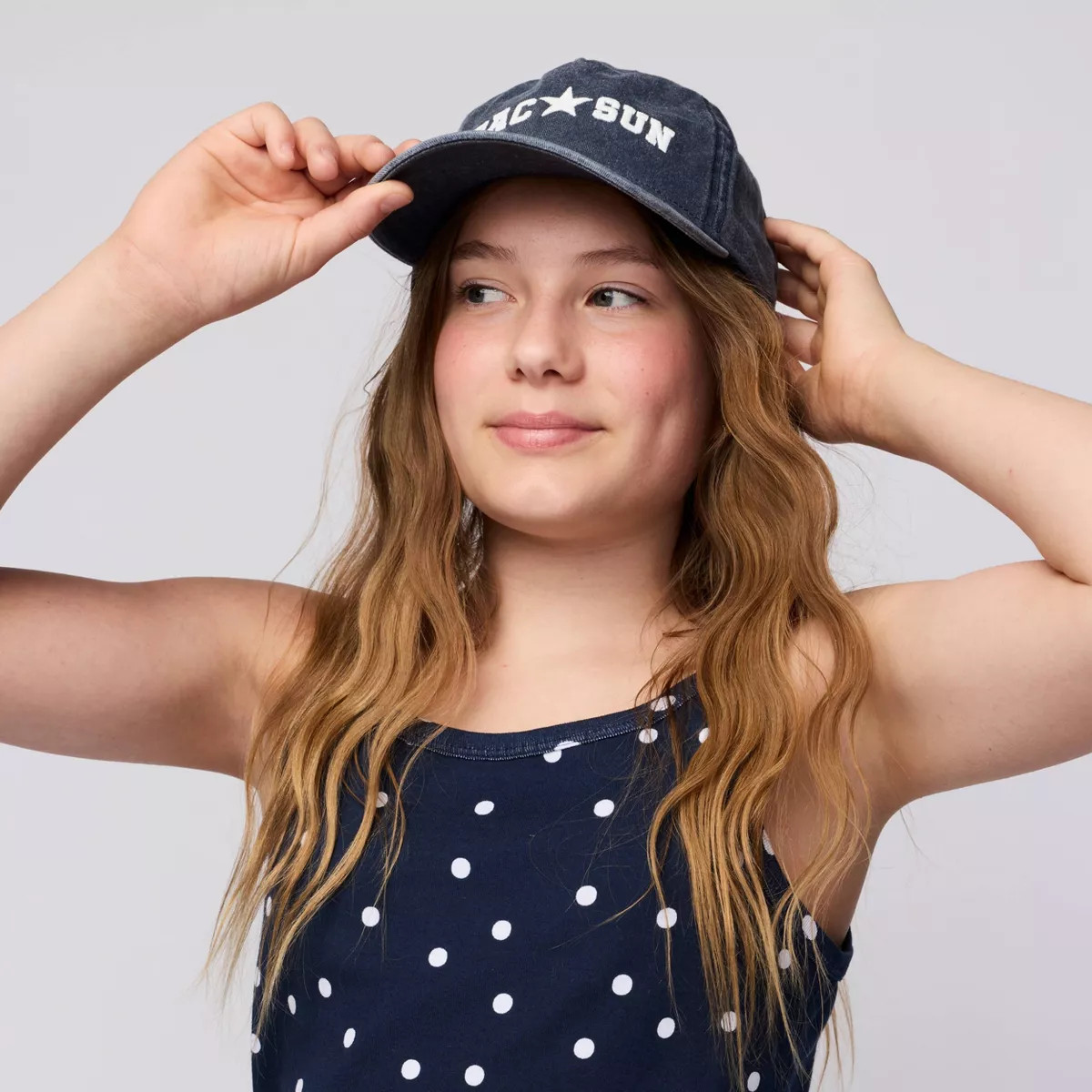 Pacsun Kids Girls' Baseball Hat - Navy One Size Fits Most | Target