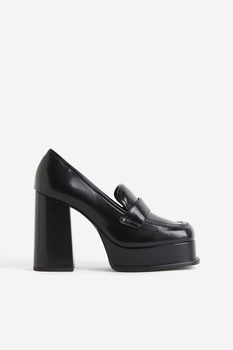 Heeled Platform Loafers | H&M (US + CA)