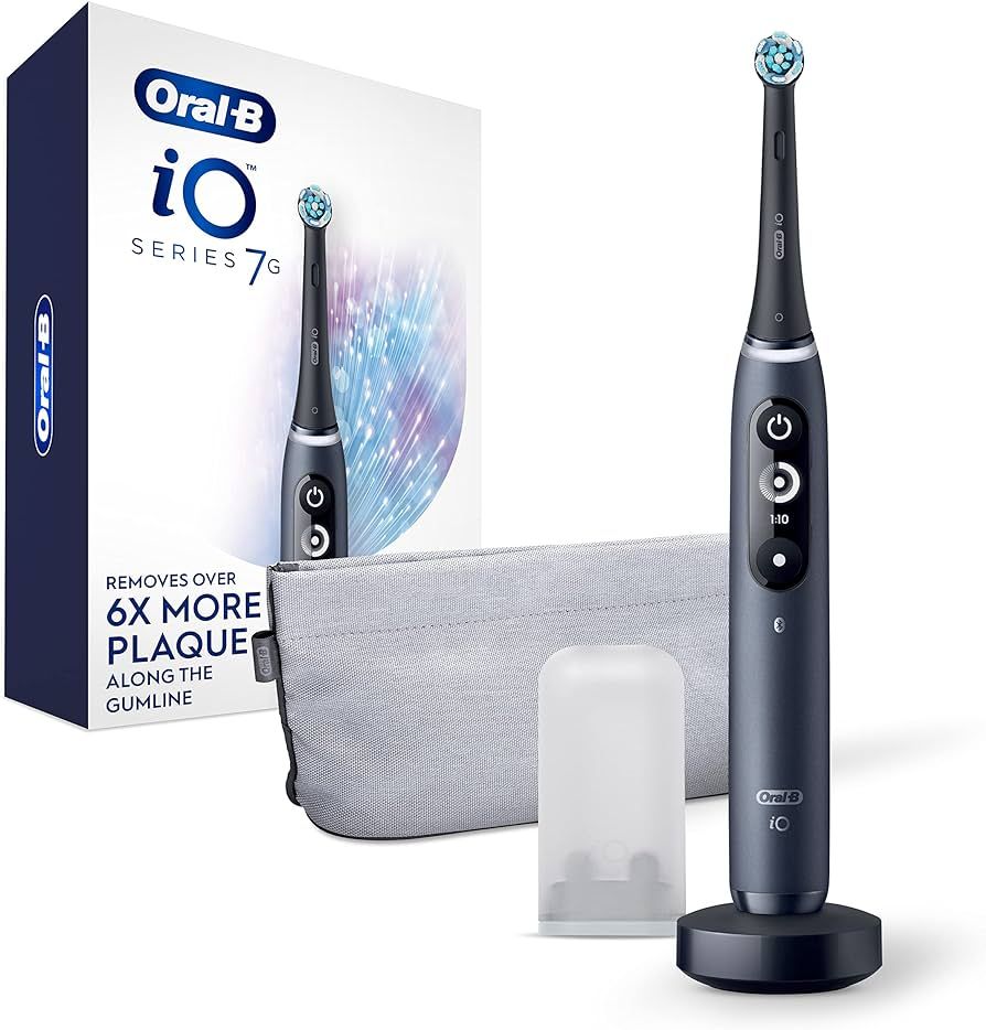 Oral-B iO Series 7G Electric Toothbrush with Brush Head, Black Onyx | Amazon (US)