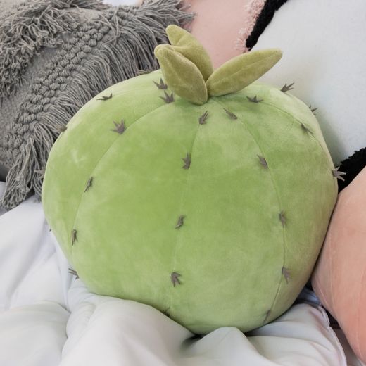 Cactus Shaped Plush Throw Pillow 12in | Five Below