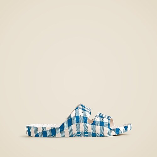 Freedom Moses X J.Crew gingham slides | J. Crew US