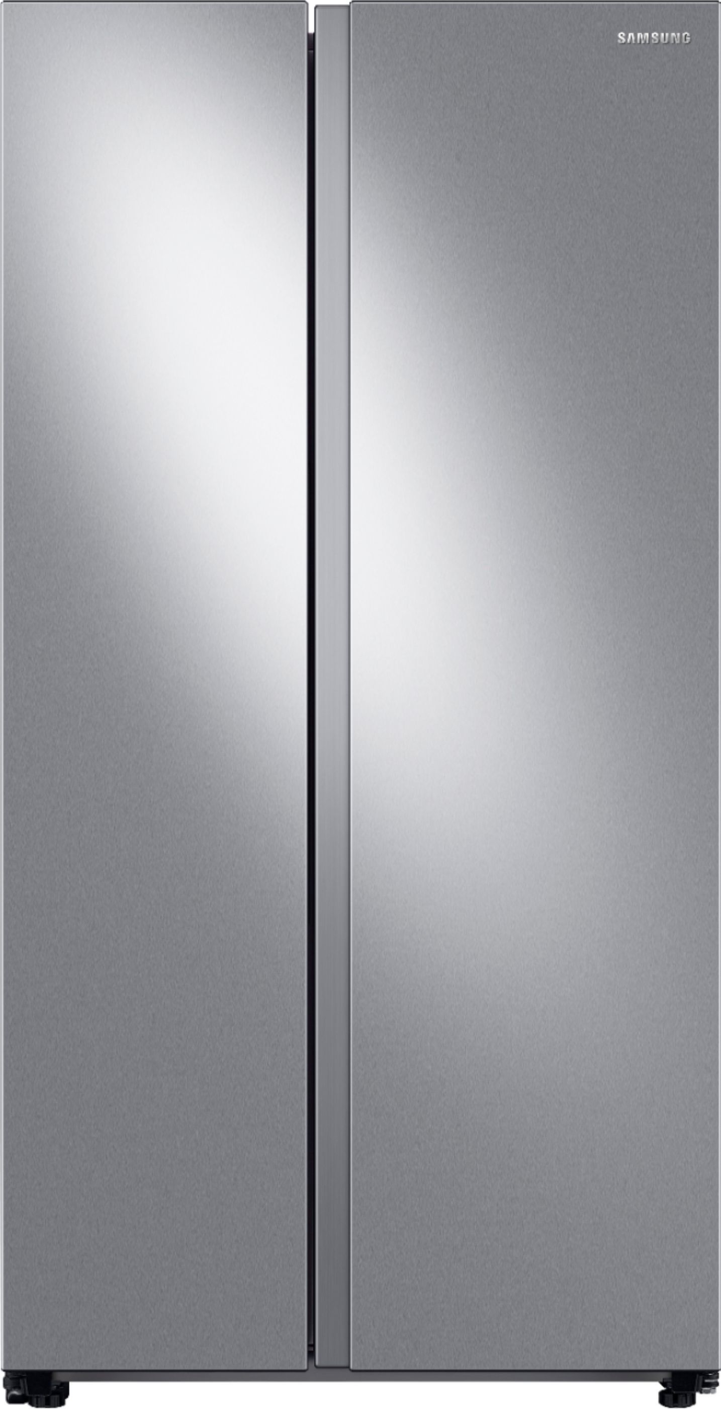 Samsung 28 cu. ft. Side-by-Side Smart Refrigerator with Large Capacity Stainless Steel RS28A500AS... | Best Buy U.S.