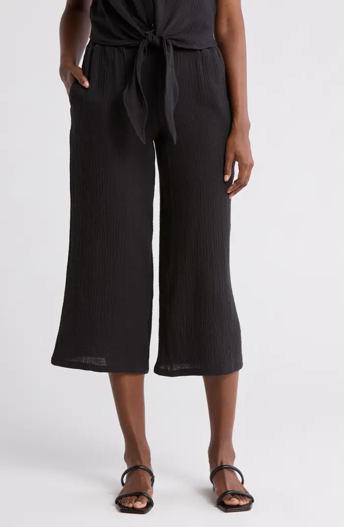 T Tahari Pleated Gauze Pull-On Pants | Nordstromrack | Nordstrom Rack