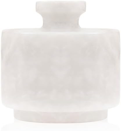 Marble Salt Cellar with Lid 3" White Salt Box, Stone Salt Container & Spice Jars, Stone Salt Hold... | Amazon (US)