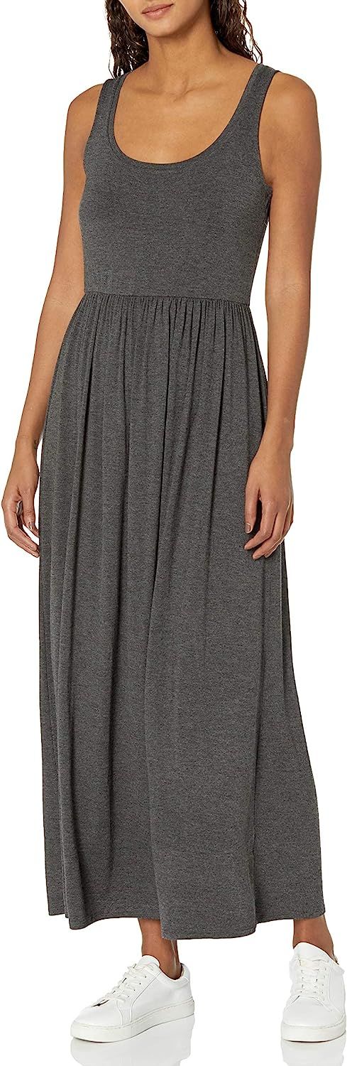 Amazon Essentials Women's Tank Waisted Maxi Dress (Available in Plus Size) | Amazon (US)