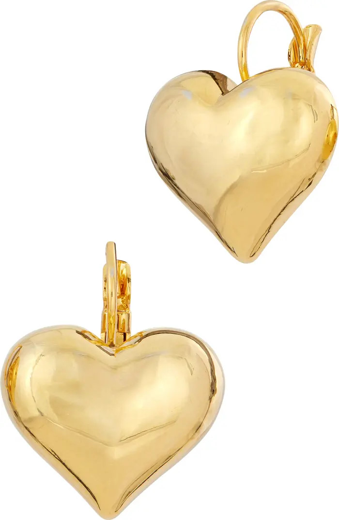SAVVY CIE JEWELS Puffy Heart Drop Earrings | Nordstromrack | Nordstrom Rack