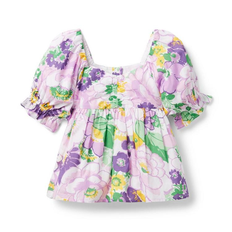 Floral Puff Sleeve Top | Janie and Jack